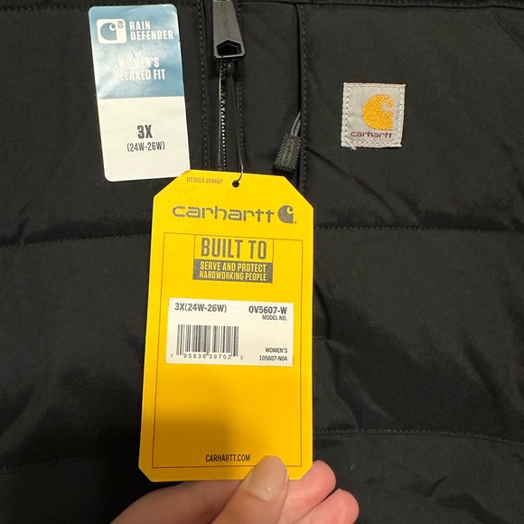 Brand new with tags Carhart Montana Insulated Vest Relaxed Fit - Picture 6 of 7